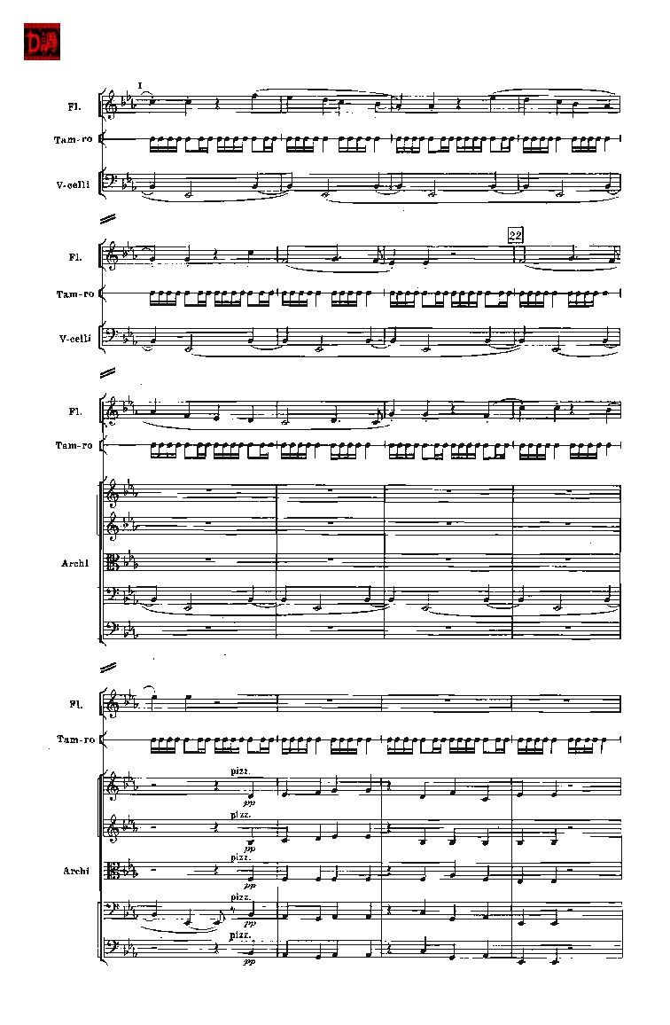 肖斯塔科维奇第七交响曲&ldquo;列宁格勒&rdquo;单开版总谱_一万首著名钢琴曲谱哈农贝多芬合集视频教学电子版高清无水印可打印_08名曲总谱合集