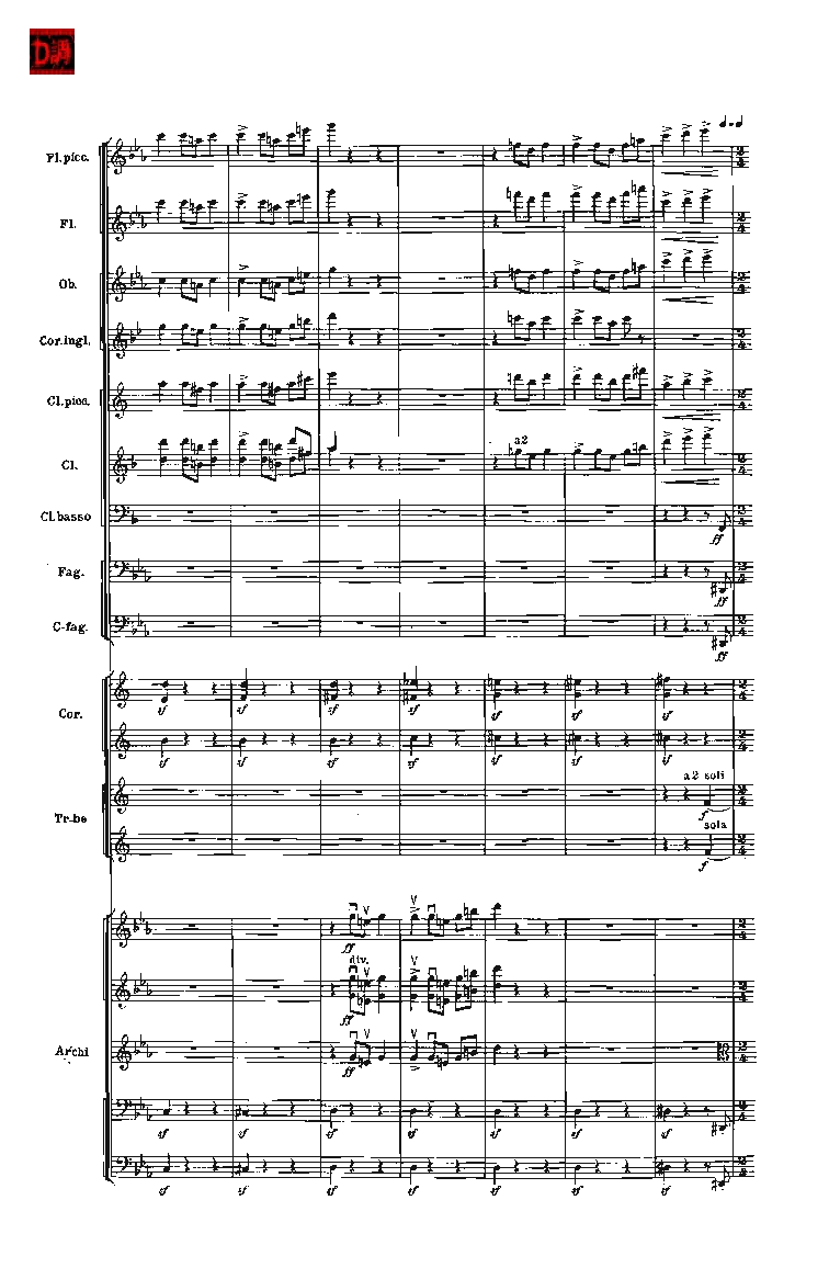 肖斯塔科维奇第七交响曲&ldquo;列宁格勒&rdquo;单开版总谱_一万首著名钢琴曲谱哈农贝多芬合集视频教学电子版高清无水印可打印_08名曲总谱合集