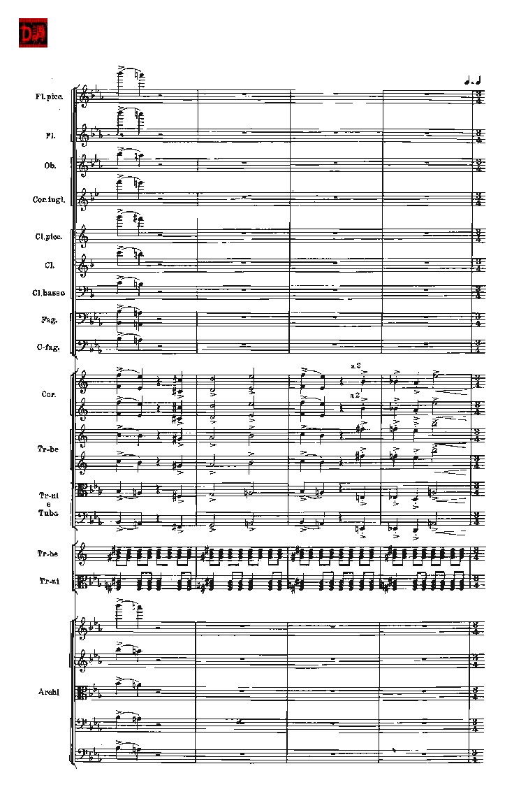 肖斯塔科维奇第七交响曲&ldquo;列宁格勒&rdquo;单开版总谱_一万首著名钢琴曲谱哈农贝多芬合集视频教学电子版高清无水印可打印_08名曲总谱合集
