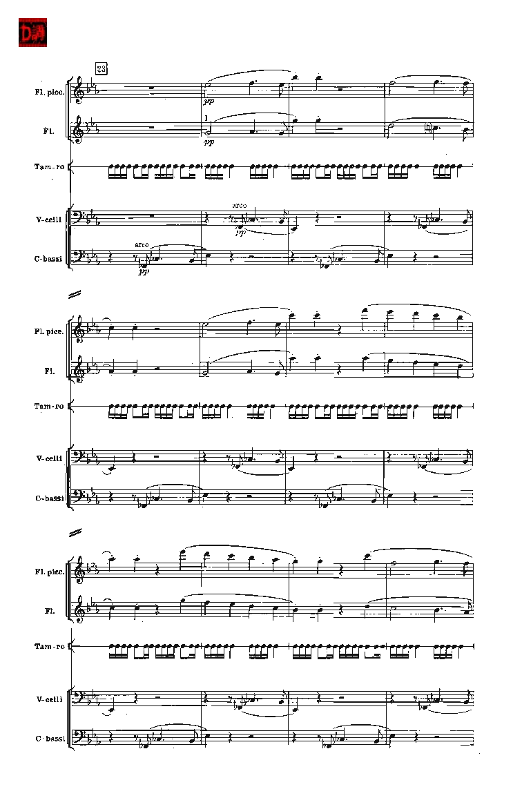肖斯塔科维奇第七交响曲&ldquo;列宁格勒&rdquo;单开版总谱_一万首著名钢琴曲谱哈农贝多芬合集视频教学电子版高清无水印可打印_08名曲总谱合集