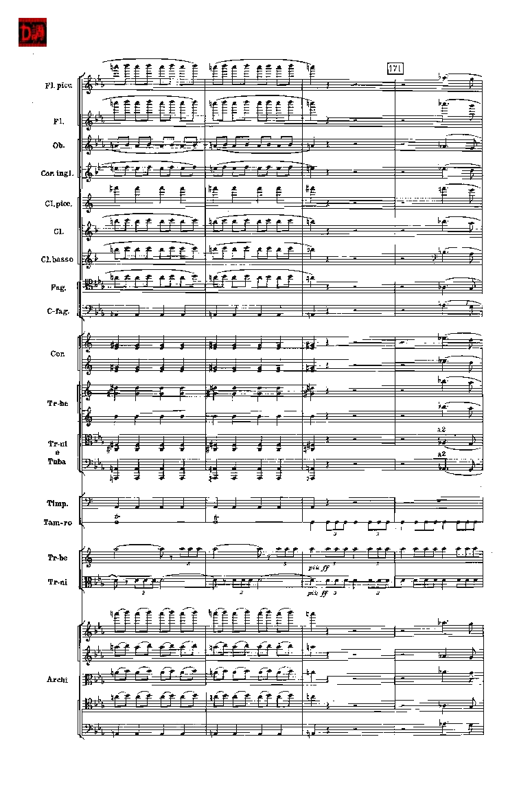 肖斯塔科维奇第七交响曲&ldquo;列宁格勒&rdquo;单开版总谱_一万首著名钢琴曲谱哈农贝多芬合集视频教学电子版高清无水印可打印_08名曲总谱合集