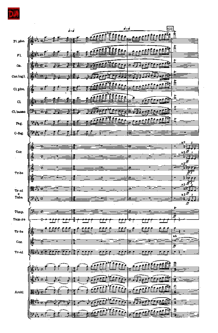 肖斯塔科维奇第七交响曲&ldquo;列宁格勒&rdquo;单开版总谱_一万首著名钢琴曲谱哈农贝多芬合集视频教学电子版高清无水印可打印_08名曲总谱合集