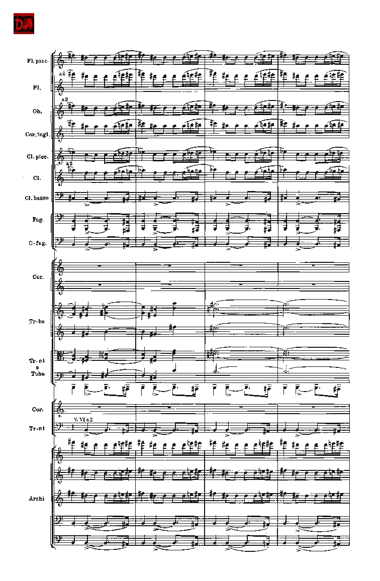 肖斯塔科维奇第七交响曲&ldquo;列宁格勒&rdquo;单开版总谱_一万首著名钢琴曲谱哈农贝多芬合集视频教学电子版高清无水印可打印_08名曲总谱合集