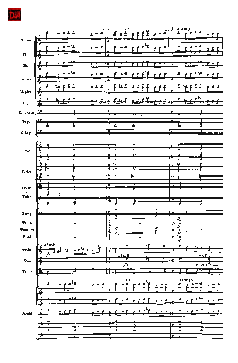 肖斯塔科维奇第七交响曲&ldquo;列宁格勒&rdquo;单开版总谱_一万首著名钢琴曲谱哈农贝多芬合集视频教学电子版高清无水印可打印_08名曲总谱合集