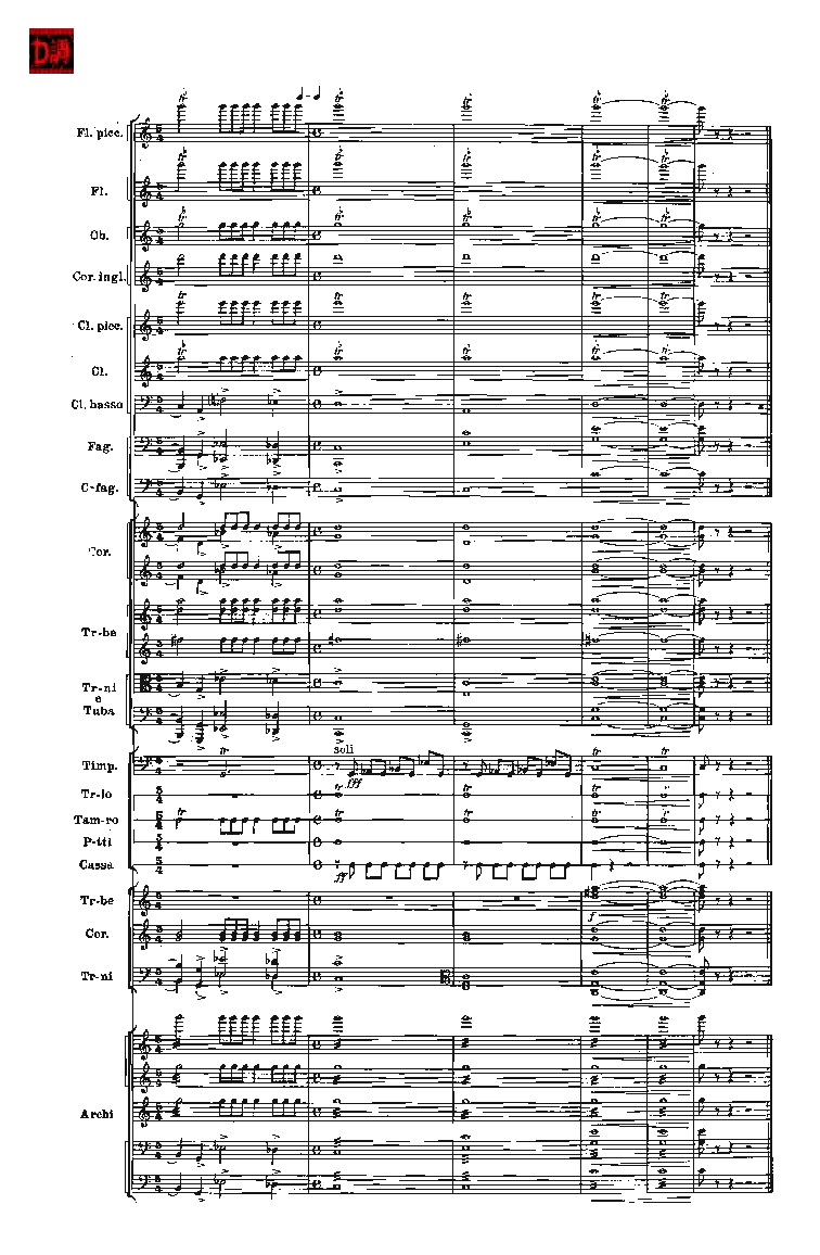肖斯塔科维奇第七交响曲&ldquo;列宁格勒&rdquo;单开版总谱_一万首著名钢琴曲谱哈农贝多芬合集视频教学电子版高清无水印可打印_08名曲总谱合集