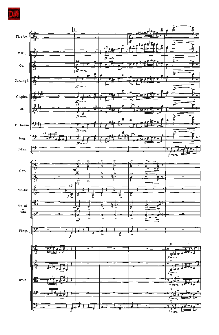 肖斯塔科维奇第七交响曲&ldquo;列宁格勒&rdquo;单开版总谱_一万首著名钢琴曲谱哈农贝多芬合集视频教学电子版高清无水印可打印_08名曲总谱合集