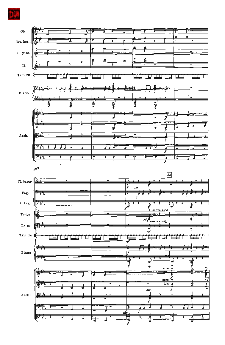 肖斯塔科维奇第七交响曲&ldquo;列宁格勒&rdquo;单开版总谱_一万首著名钢琴曲谱哈农贝多芬合集视频教学电子版高清无水印可打印_08名曲总谱合集