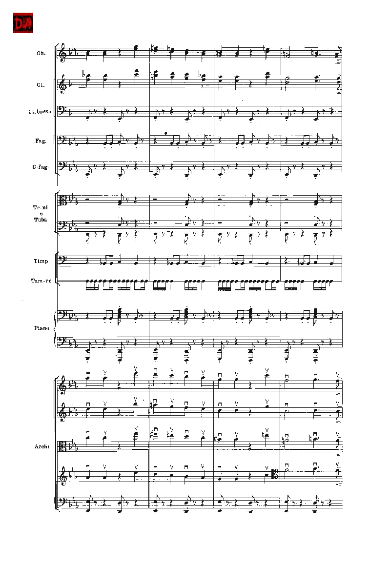 肖斯塔科维奇第七交响曲&ldquo;列宁格勒&rdquo;单开版总谱_一万首著名钢琴曲谱哈农贝多芬合集视频教学电子版高清无水印可打印_08名曲总谱合集