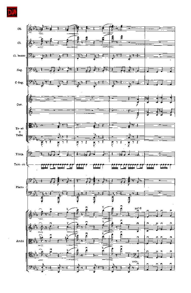 肖斯塔科维奇第七交响曲&ldquo;列宁格勒&rdquo;单开版总谱_一万首著名钢琴曲谱哈农贝多芬合集视频教学电子版高清无水印可打印_08名曲总谱合集