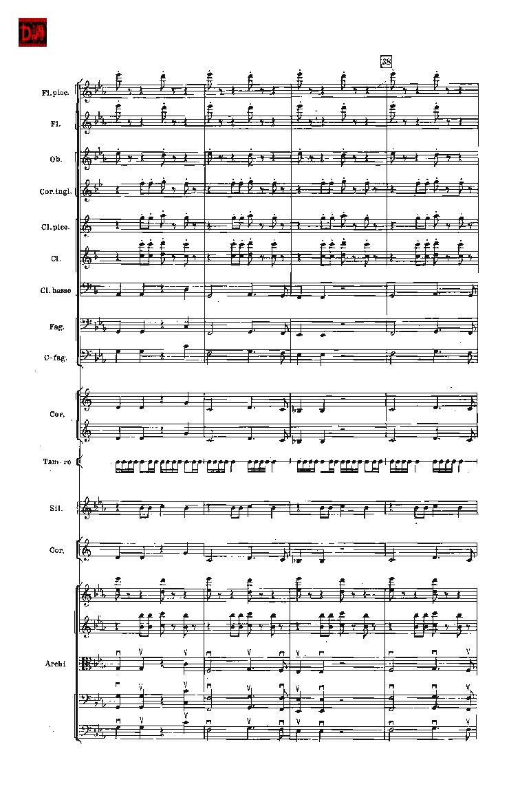 肖斯塔科维奇第七交响曲&ldquo;列宁格勒&rdquo;单开版总谱_一万首著名钢琴曲谱哈农贝多芬合集视频教学电子版高清无水印可打印_08名曲总谱合集