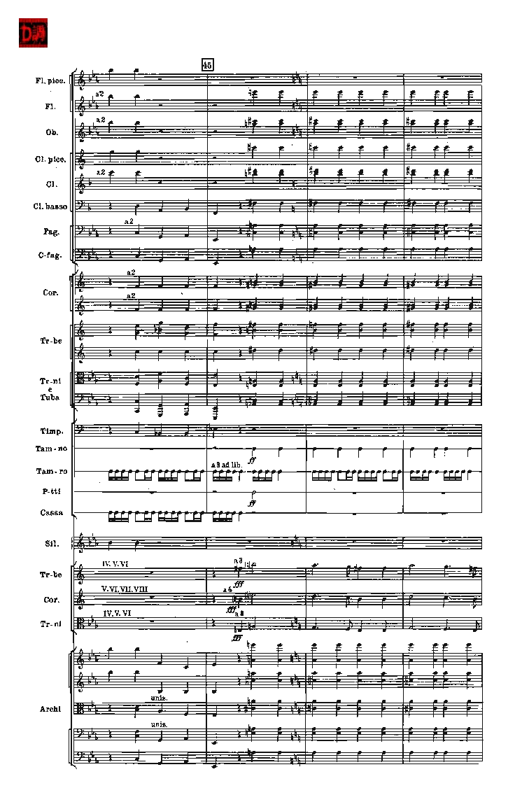 肖斯塔科维奇第七交响曲&ldquo;列宁格勒&rdquo;单开版总谱_一万首著名钢琴曲谱哈农贝多芬合集视频教学电子版高清无水印可打印_08名曲总谱合集