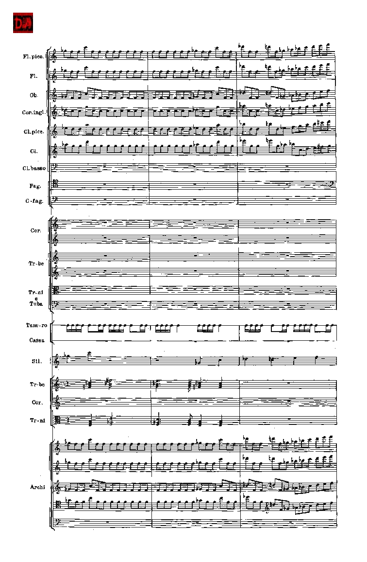 肖斯塔科维奇第七交响曲&ldquo;列宁格勒&rdquo;单开版总谱_一万首著名钢琴曲谱哈农贝多芬合集视频教学电子版高清无水印可打印_08名曲总谱合集