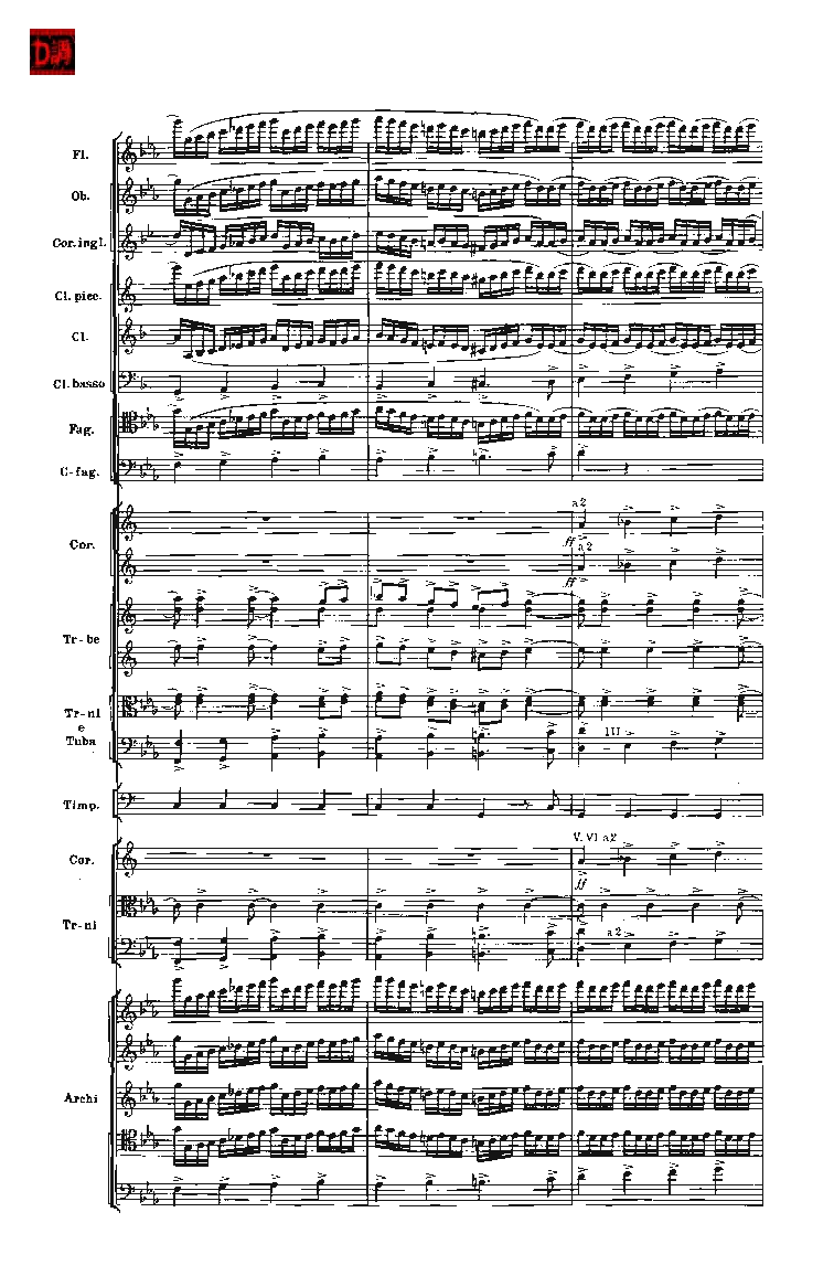 肖斯塔科维奇第七交响曲&ldquo;列宁格勒&rdquo;单开版总谱_一万首著名钢琴曲谱哈农贝多芬合集视频教学电子版高清无水印可打印_08名曲总谱合集