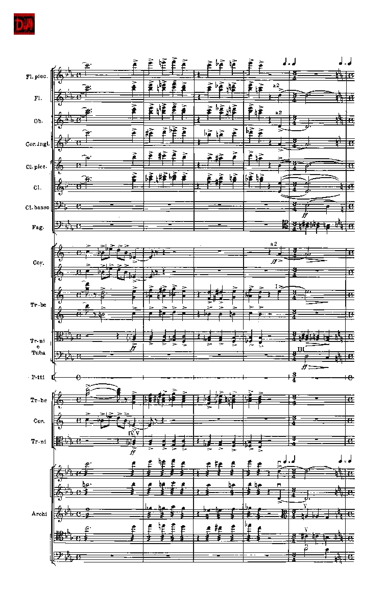 肖斯塔科维奇第七交响曲&ldquo;列宁格勒&rdquo;单开版总谱_一万首著名钢琴曲谱哈农贝多芬合集视频教学电子版高清无水印可打印_08名曲总谱合集