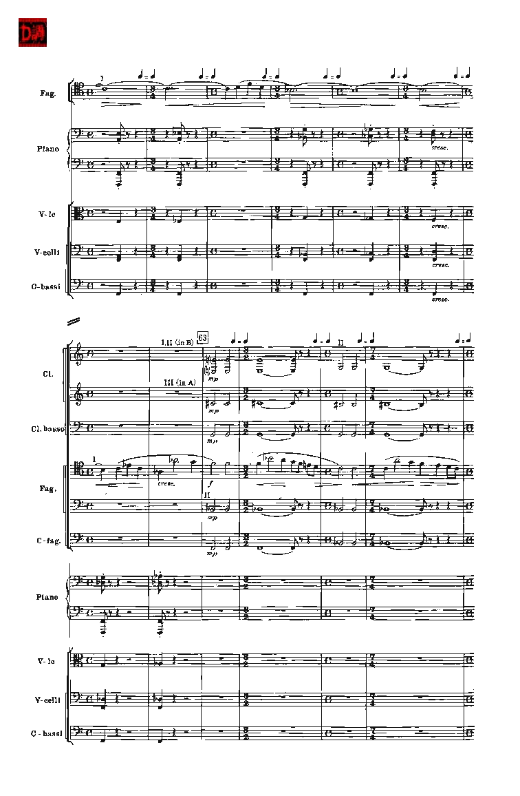 肖斯塔科维奇第七交响曲&ldquo;列宁格勒&rdquo;单开版总谱_一万首著名钢琴曲谱哈农贝多芬合集视频教学电子版高清无水印可打印_08名曲总谱合集