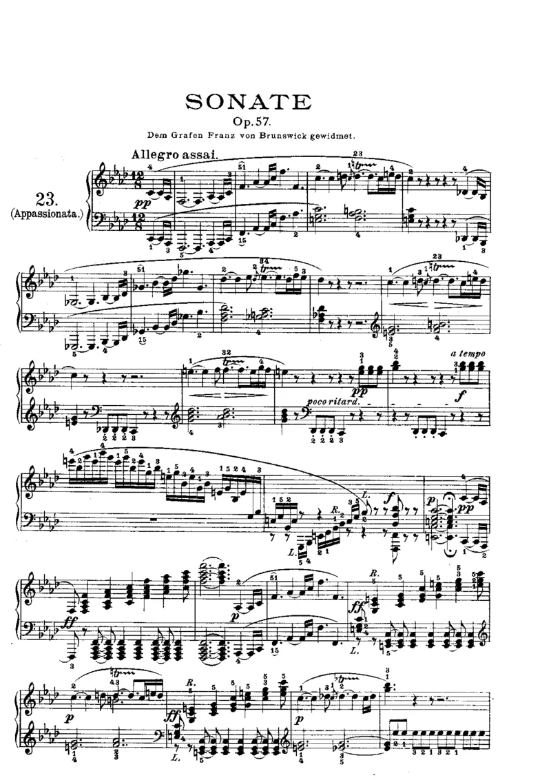 贝多芬钢琴奏鸣曲集下册（Peters出版）(1)_一万首著名钢琴曲谱哈农贝多芬合集视频教学电子版高清无水印可打印_1古典钢琴知名音乐家谱_贝多芬钢琴谱全集