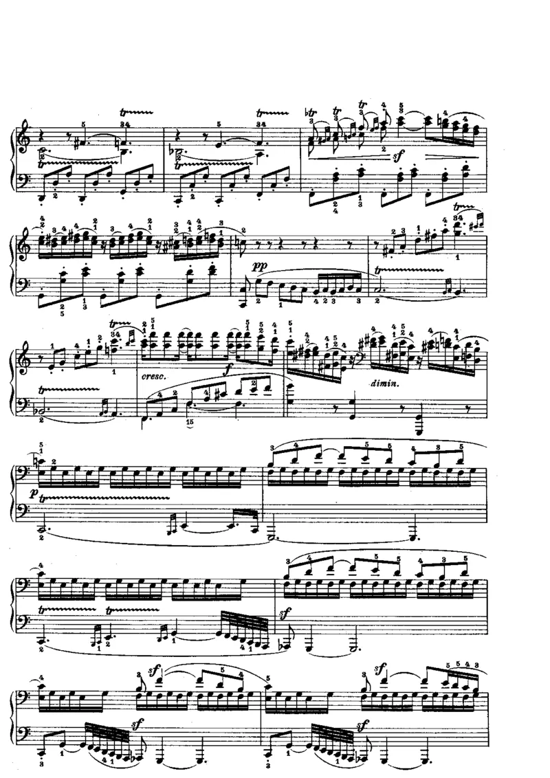 贝多芬钢琴奏鸣曲集下册（Peters出版）(1)_一万首著名钢琴曲谱哈农贝多芬合集视频教学电子版高清无水印可打印_1古典钢琴知名音乐家谱_贝多芬钢琴谱全集