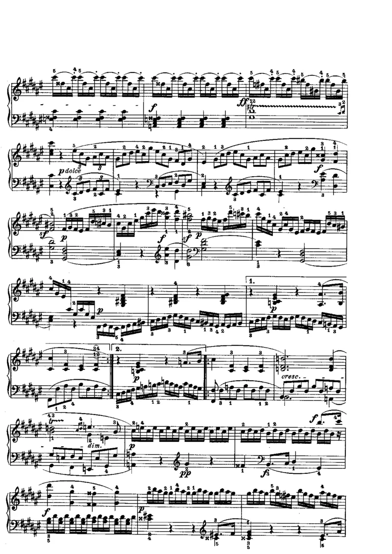 贝多芬钢琴奏鸣曲集下册（Peters出版）(1)_一万首著名钢琴曲谱哈农贝多芬合集视频教学电子版高清无水印可打印_1古典钢琴知名音乐家谱_贝多芬钢琴谱全集