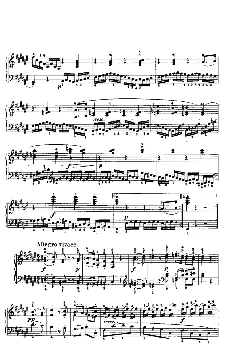 贝多芬钢琴奏鸣曲集下册（Peters出版）(1)_一万首著名钢琴曲谱哈农贝多芬合集视频教学电子版高清无水印可打印_1古典钢琴知名音乐家谱_贝多芬钢琴谱全集