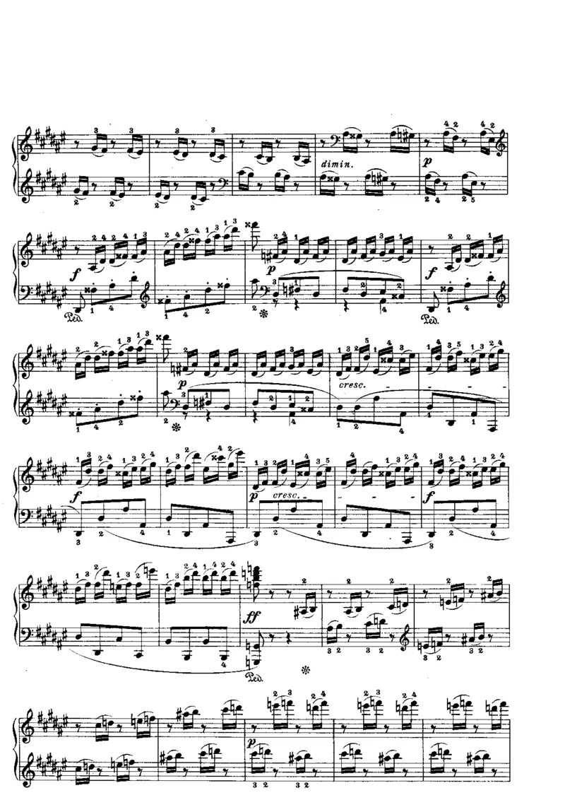 贝多芬钢琴奏鸣曲集下册（Peters出版）(1)_一万首著名钢琴曲谱哈农贝多芬合集视频教学电子版高清无水印可打印_1古典钢琴知名音乐家谱_贝多芬钢琴谱全集