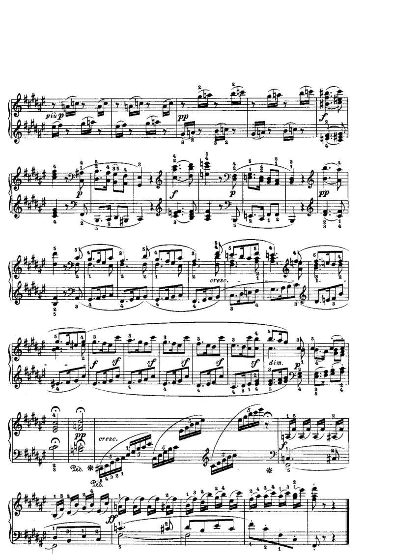 贝多芬钢琴奏鸣曲集下册（Peters出版）(1)_一万首著名钢琴曲谱哈农贝多芬合集视频教学电子版高清无水印可打印_1古典钢琴知名音乐家谱_贝多芬钢琴谱全集