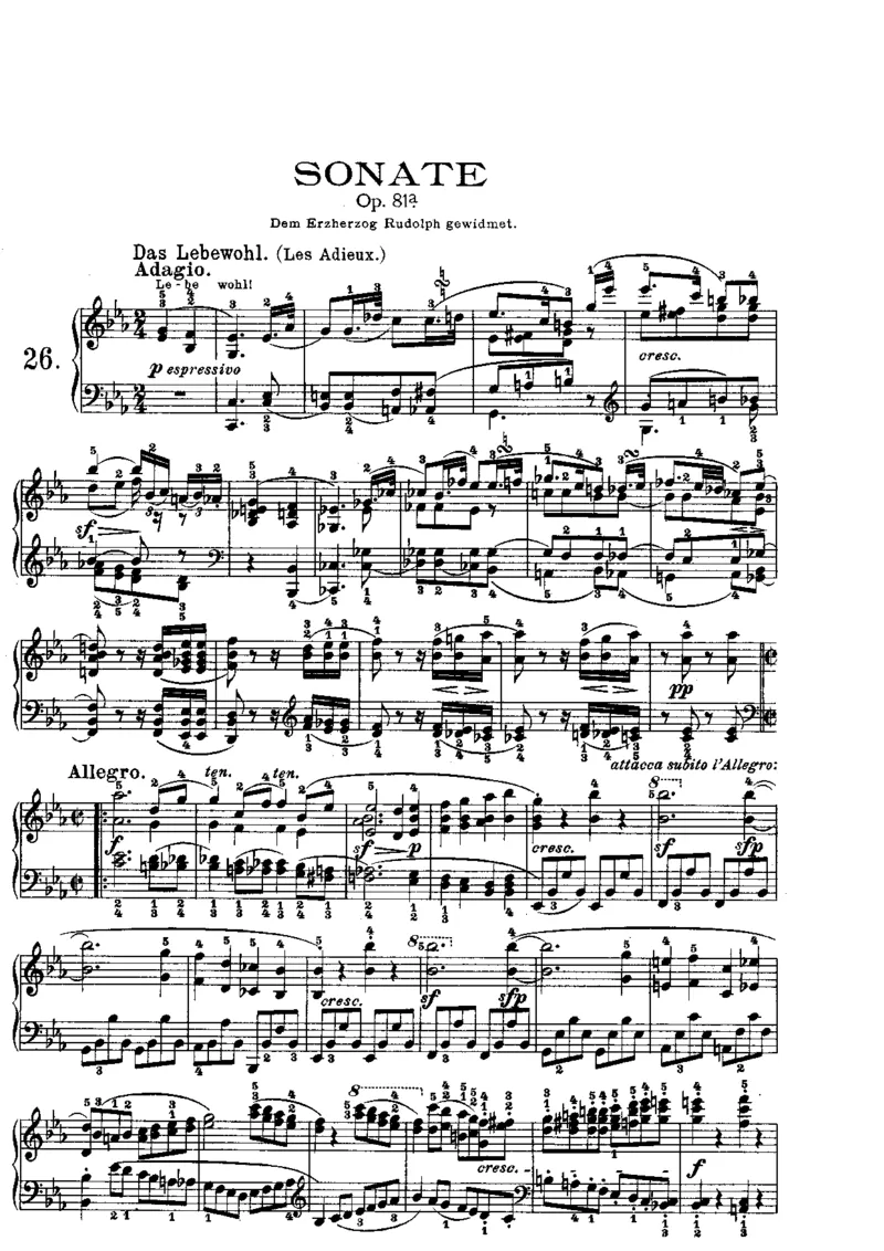 贝多芬钢琴奏鸣曲集下册（Peters出版）(1)_一万首著名钢琴曲谱哈农贝多芬合集视频教学电子版高清无水印可打印_1古典钢琴知名音乐家谱_贝多芬钢琴谱全集