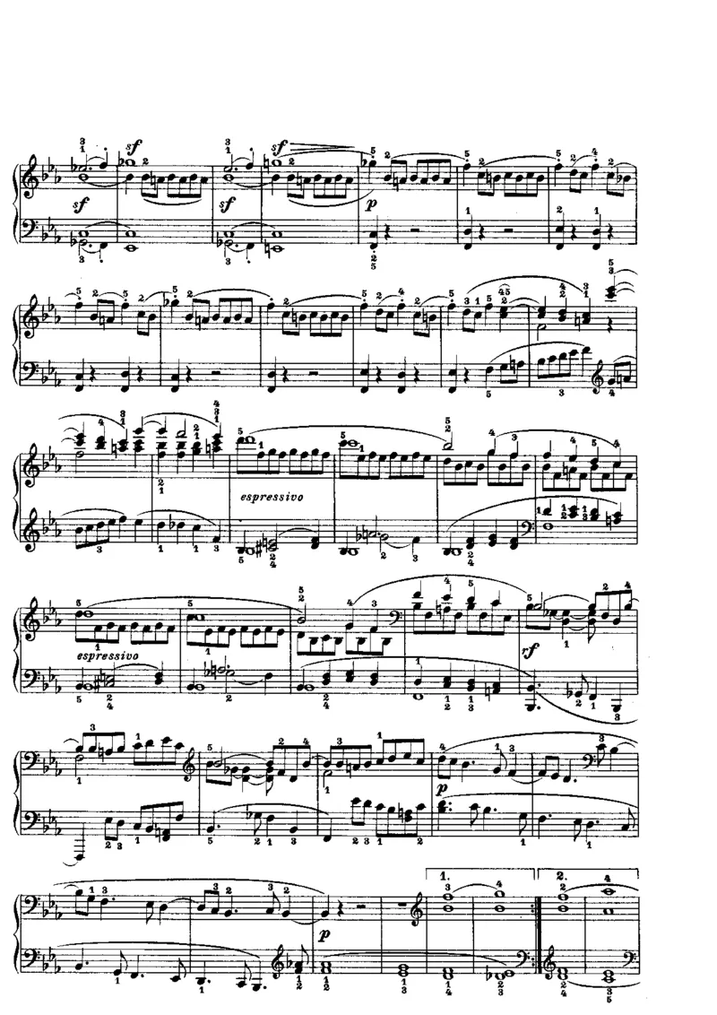 贝多芬钢琴奏鸣曲集下册（Peters出版）(1)_一万首著名钢琴曲谱哈农贝多芬合集视频教学电子版高清无水印可打印_1古典钢琴知名音乐家谱_贝多芬钢琴谱全集