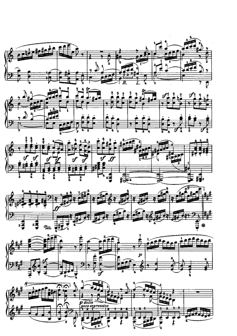 贝多芬钢琴奏鸣曲集下册（Peters出版）(1)_一万首著名钢琴曲谱哈农贝多芬合集视频教学电子版高清无水印可打印_1古典钢琴知名音乐家谱_贝多芬钢琴谱全集