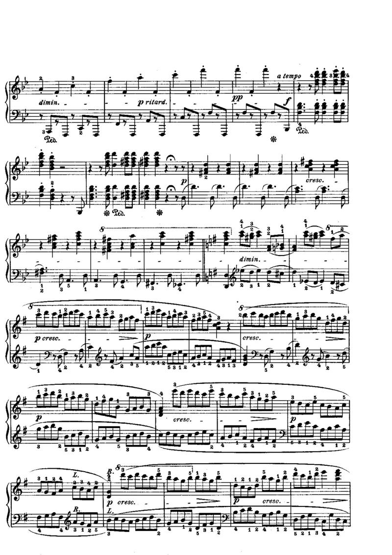 贝多芬钢琴奏鸣曲集下册（Peters出版）(1)_一万首著名钢琴曲谱哈农贝多芬合集视频教学电子版高清无水印可打印_1古典钢琴知名音乐家谱_贝多芬钢琴谱全集