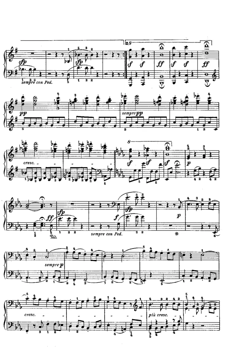 贝多芬钢琴奏鸣曲集下册（Peters出版）(1)_一万首著名钢琴曲谱哈农贝多芬合集视频教学电子版高清无水印可打印_1古典钢琴知名音乐家谱_贝多芬钢琴谱全集