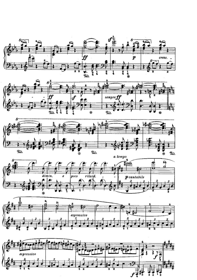 贝多芬钢琴奏鸣曲集下册（Peters出版）(1)_一万首著名钢琴曲谱哈农贝多芬合集视频教学电子版高清无水印可打印_1古典钢琴知名音乐家谱_贝多芬钢琴谱全集