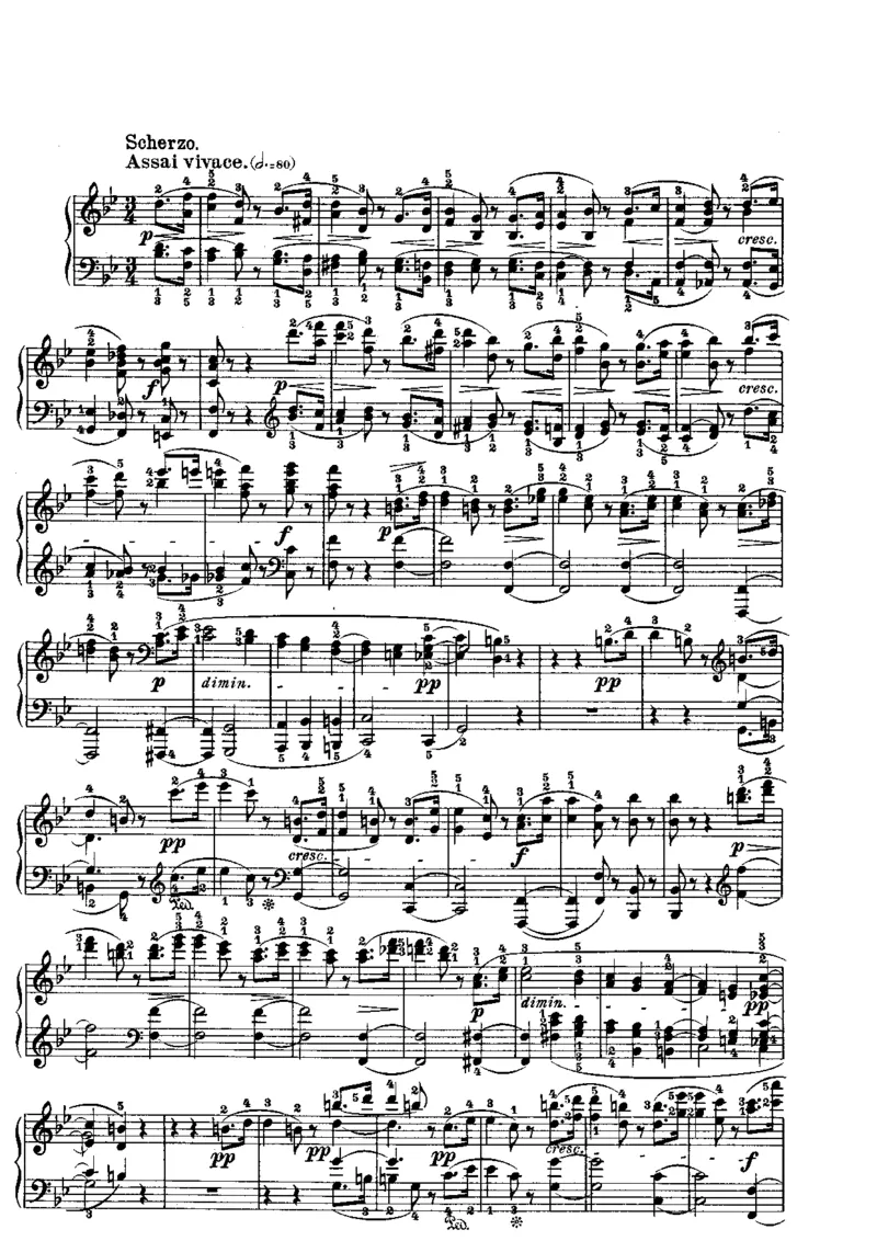 贝多芬钢琴奏鸣曲集下册（Peters出版）(1)_一万首著名钢琴曲谱哈农贝多芬合集视频教学电子版高清无水印可打印_1古典钢琴知名音乐家谱_贝多芬钢琴谱全集