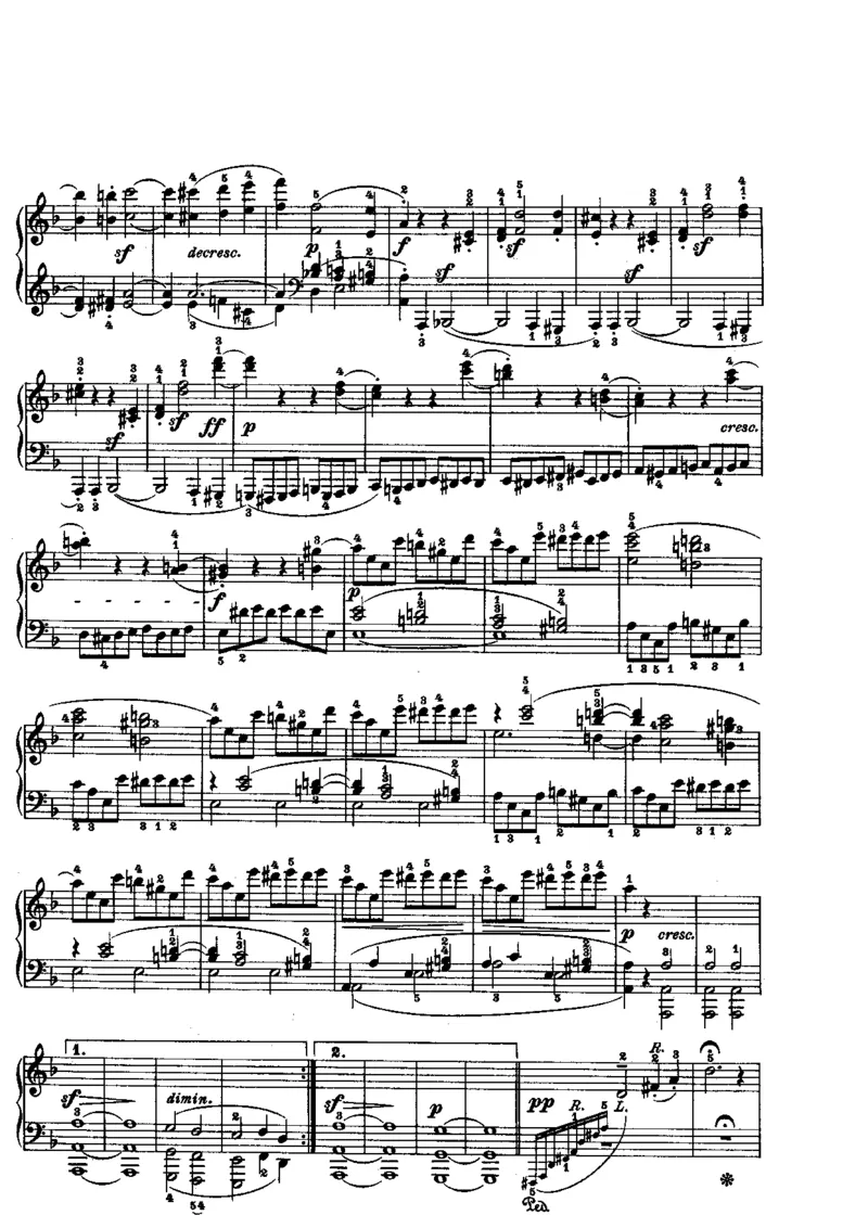 贝多芬钢琴奏鸣曲集下册（Peters出版）(1)_一万首著名钢琴曲谱哈农贝多芬合集视频教学电子版高清无水印可打印_1古典钢琴知名音乐家谱_贝多芬钢琴谱全集