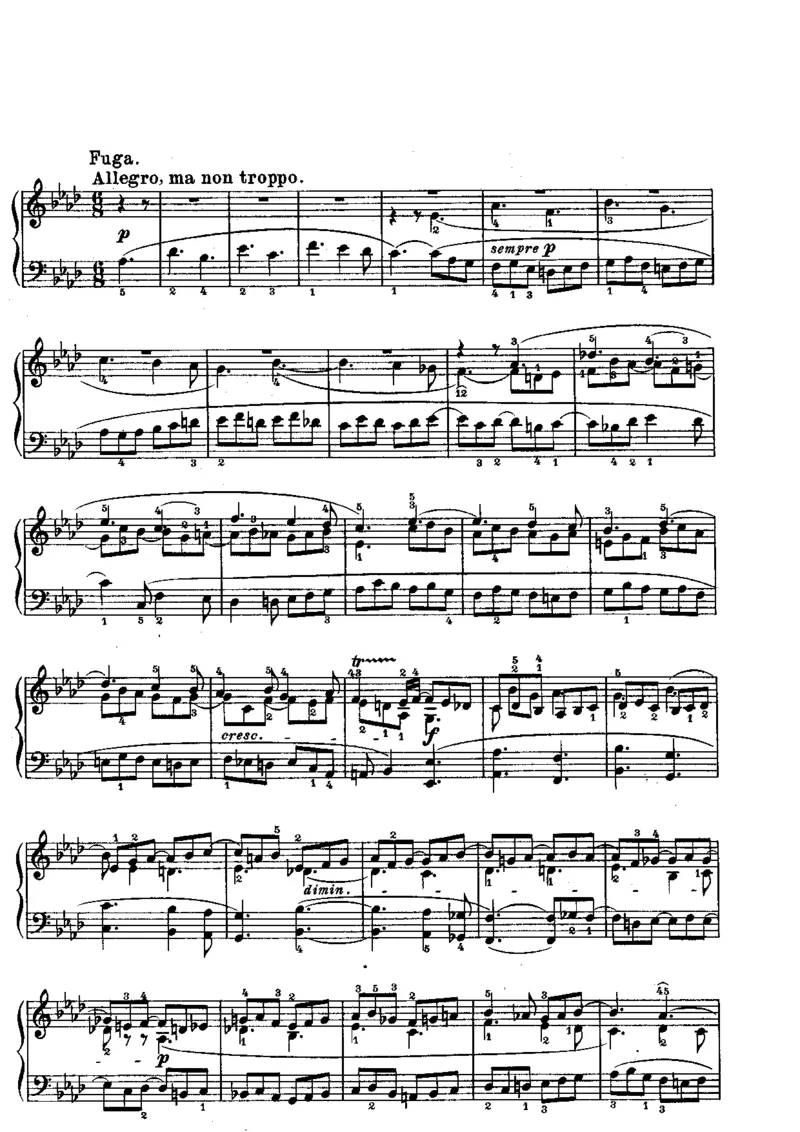 贝多芬钢琴奏鸣曲集下册（Peters出版）(1)_一万首著名钢琴曲谱哈农贝多芬合集视频教学电子版高清无水印可打印_1古典钢琴知名音乐家谱_贝多芬钢琴谱全集