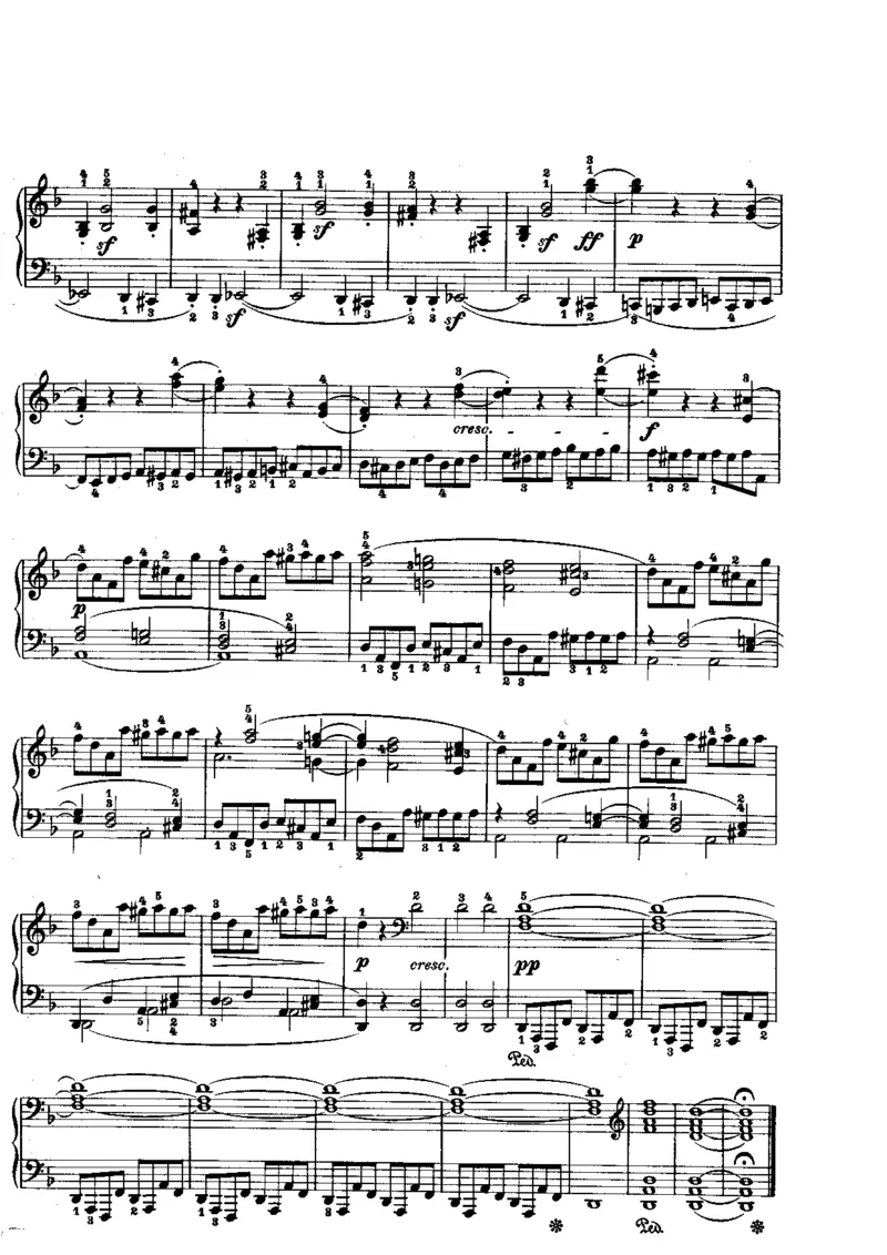 贝多芬钢琴奏鸣曲集下册（Peters出版）(1)_一万首著名钢琴曲谱哈农贝多芬合集视频教学电子版高清无水印可打印_1古典钢琴知名音乐家谱_贝多芬钢琴谱全集