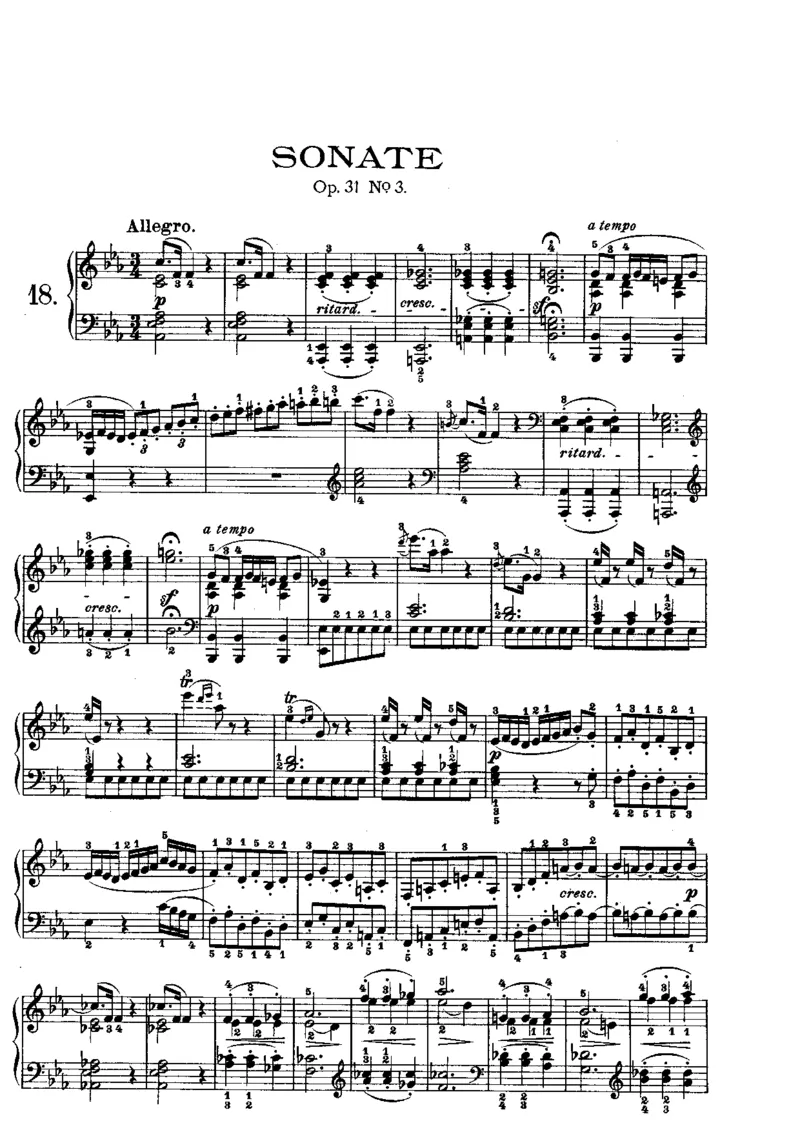 贝多芬钢琴奏鸣曲集下册（Peters出版）(1)_一万首著名钢琴曲谱哈农贝多芬合集视频教学电子版高清无水印可打印_1古典钢琴知名音乐家谱_贝多芬钢琴谱全集