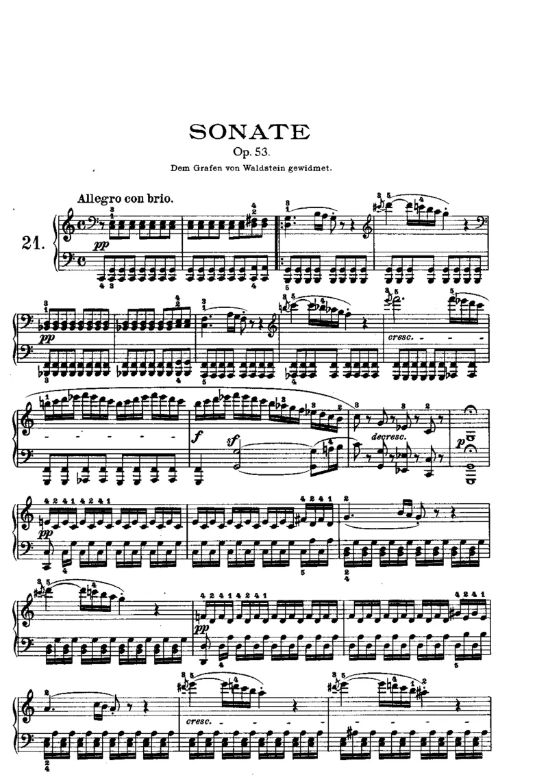 贝多芬钢琴奏鸣曲集下册（Peters出版）(1)_一万首著名钢琴曲谱哈农贝多芬合集视频教学电子版高清无水印可打印_1古典钢琴知名音乐家谱_贝多芬钢琴谱全集