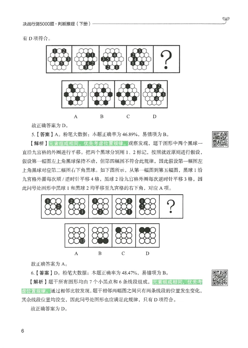 2.答案解析26判断推理下册（503页）_26行测5000+申论100一定先转存网盘_行测5000题持续更新_最新2026行测5000题（25年1月版）_5000题答案解析（共2296页）