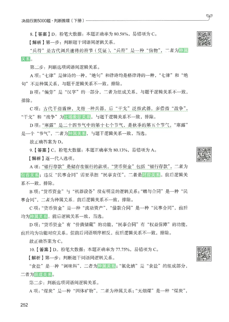2.答案解析26判断推理下册（503页）_26行测5000+申论100一定先转存网盘_行测5000题持续更新_最新2026行测5000题（25年1月版）_5000题答案解析（共2296页）