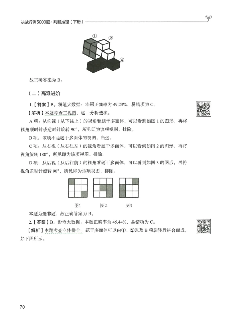 2.答案解析26判断推理下册（503页）_26行测5000+申论100一定先转存网盘_行测5000题持续更新_最新2026行测5000题（25年1月版）_5000题答案解析（共2296页）