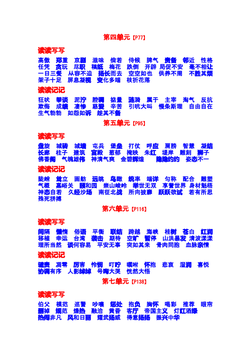 部编版小学四年级语文上册日积月累知识_小学1-6年级全部试卷_语文_四年级_3-9-1、小学四年级语文上册_3-9-1-1、复习、知识点、归纳汇总_部编版