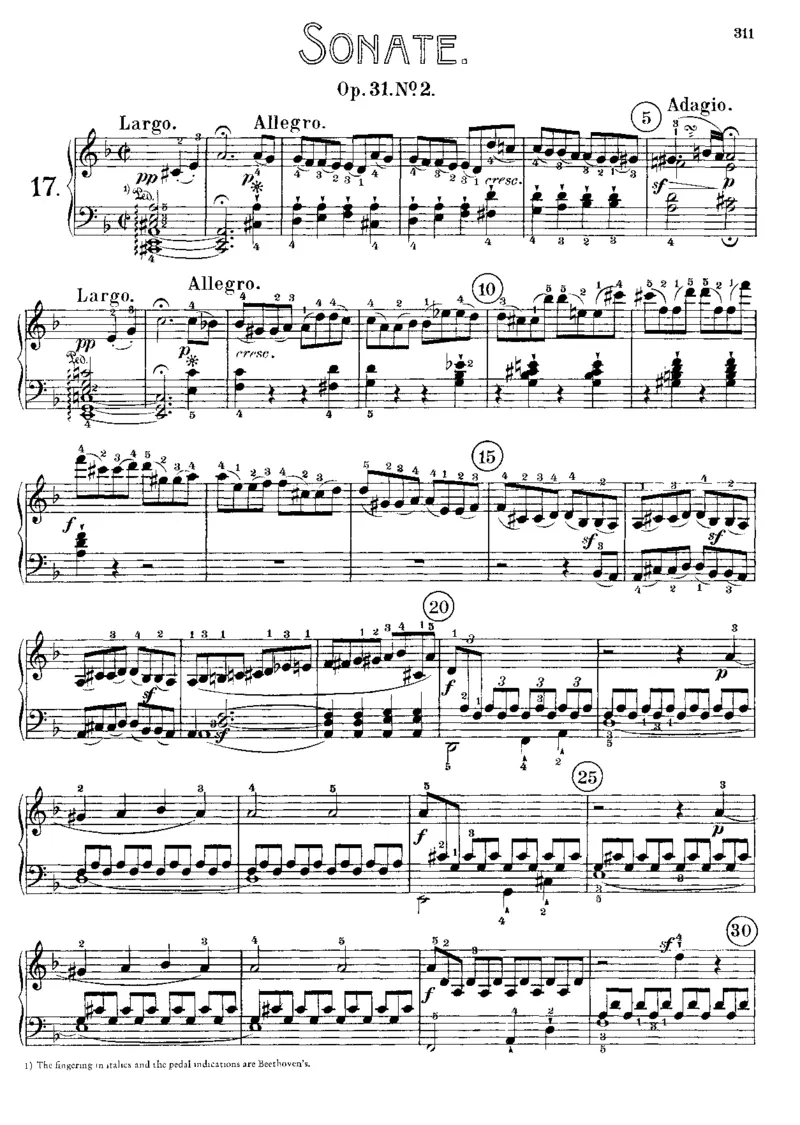 贝多芬奏鸣曲17-24_一万首著名钢琴曲谱哈农贝多芬合集视频教学电子版高清无水印可打印_1古典钢琴知名音乐家谱_贝多芬钢琴谱全集_奏鸣曲