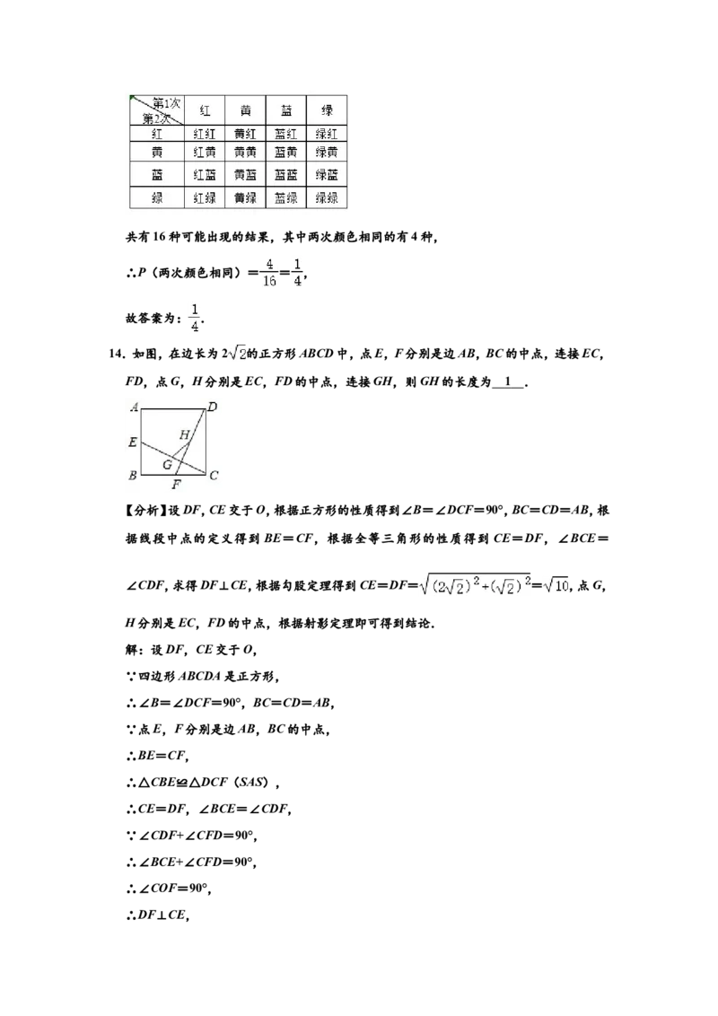 2020年河南省中考数学试题及答案_中考真题_2.数学中考真题2015-2024年_地区卷_河南中考数学08-23（河南省统一试卷）