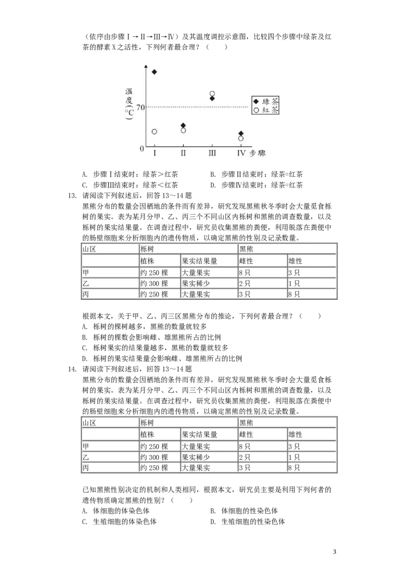 台湾省2019年中考生物真题试题（含解析）_8.生物中考真题2015-2024年_2019年全国中考生物92份