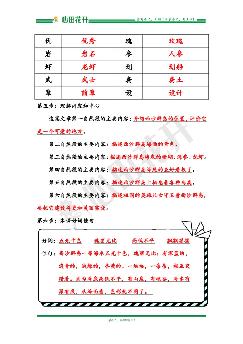 语文基本功训练营&mdash;三年级上册校内知识周周练第6单元预习解析（部编版）_小学1-6年级全部试卷_语文_三年级_3-8-1、小学三年级语文上册_3-8-1-1、复习、知识点、归纳汇总