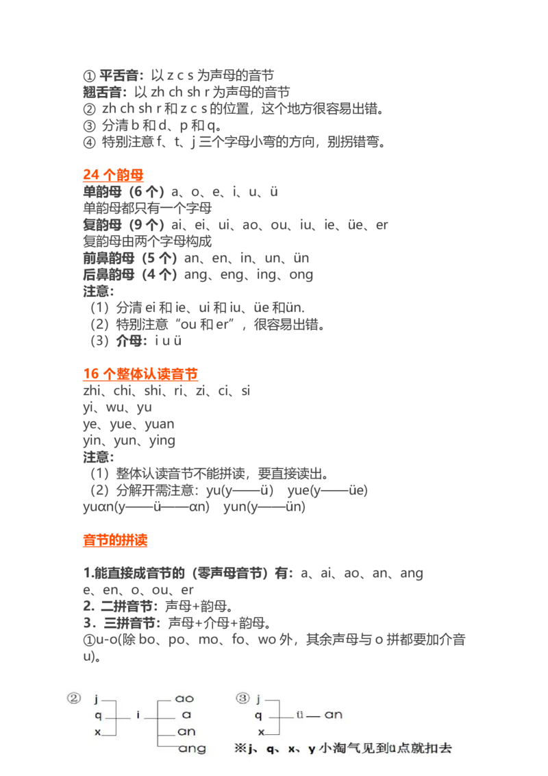 统编语文一年级上册期末复习知识点汇总_小学1-6年级全部试卷_语文_一年级_3-6-1、小学一年级语文上册_3-6-1-1、复习、知识点、归纳汇总_通用