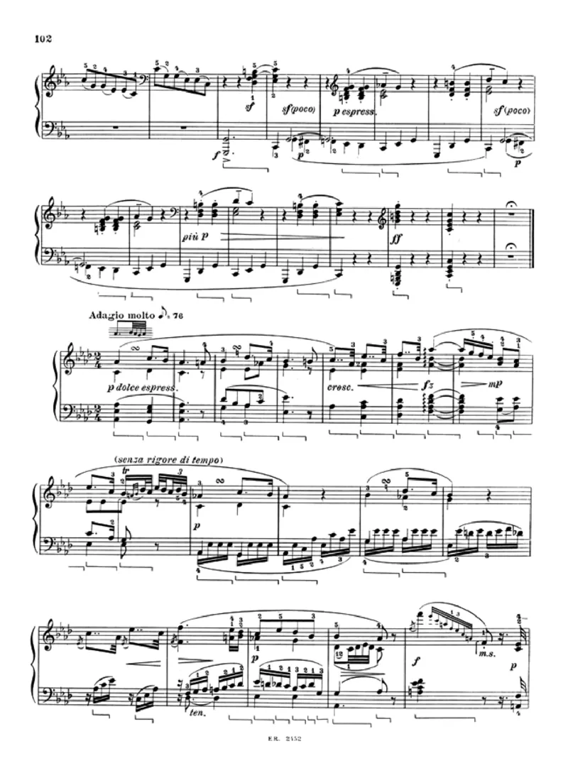 贝多芬钢琴奏鸣曲集上册（Ricordi出版AlfredoCasella编订）_一万首著名钢琴曲谱哈农贝多芬合集视频教学电子版高清无水印可打印_1古典钢琴知名音乐家谱_贝多芬钢琴谱全集