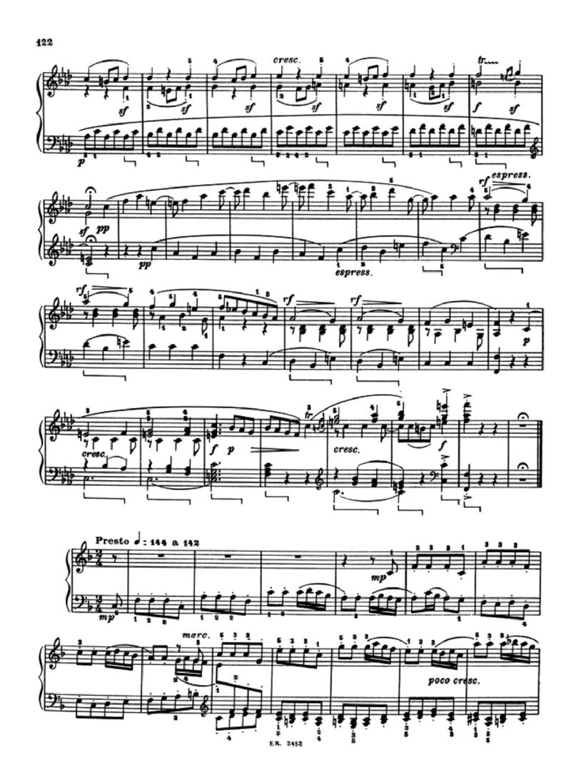 贝多芬钢琴奏鸣曲集上册（Ricordi出版AlfredoCasella编订）_一万首著名钢琴曲谱哈农贝多芬合集视频教学电子版高清无水印可打印_1古典钢琴知名音乐家谱_贝多芬钢琴谱全集