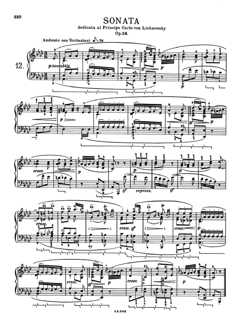 贝多芬钢琴奏鸣曲集上册（Ricordi出版AlfredoCasella编订）_一万首著名钢琴曲谱哈农贝多芬合集视频教学电子版高清无水印可打印_1古典钢琴知名音乐家谱_贝多芬钢琴谱全集