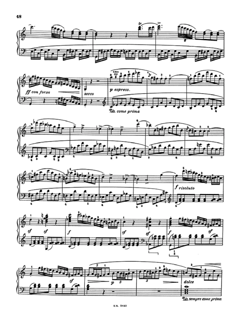 贝多芬钢琴奏鸣曲集上册（Ricordi出版AlfredoCasella编订）_一万首著名钢琴曲谱哈农贝多芬合集视频教学电子版高清无水印可打印_1古典钢琴知名音乐家谱_贝多芬钢琴谱全集